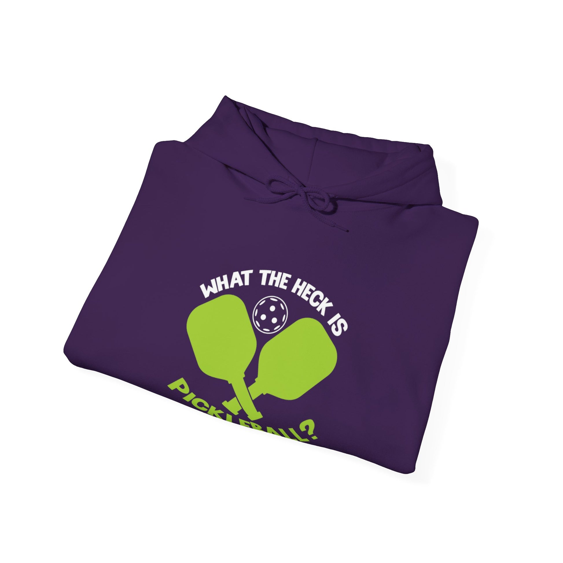 Men's Funny Pickleball Hoodie - What the Heck Is Pickleball?