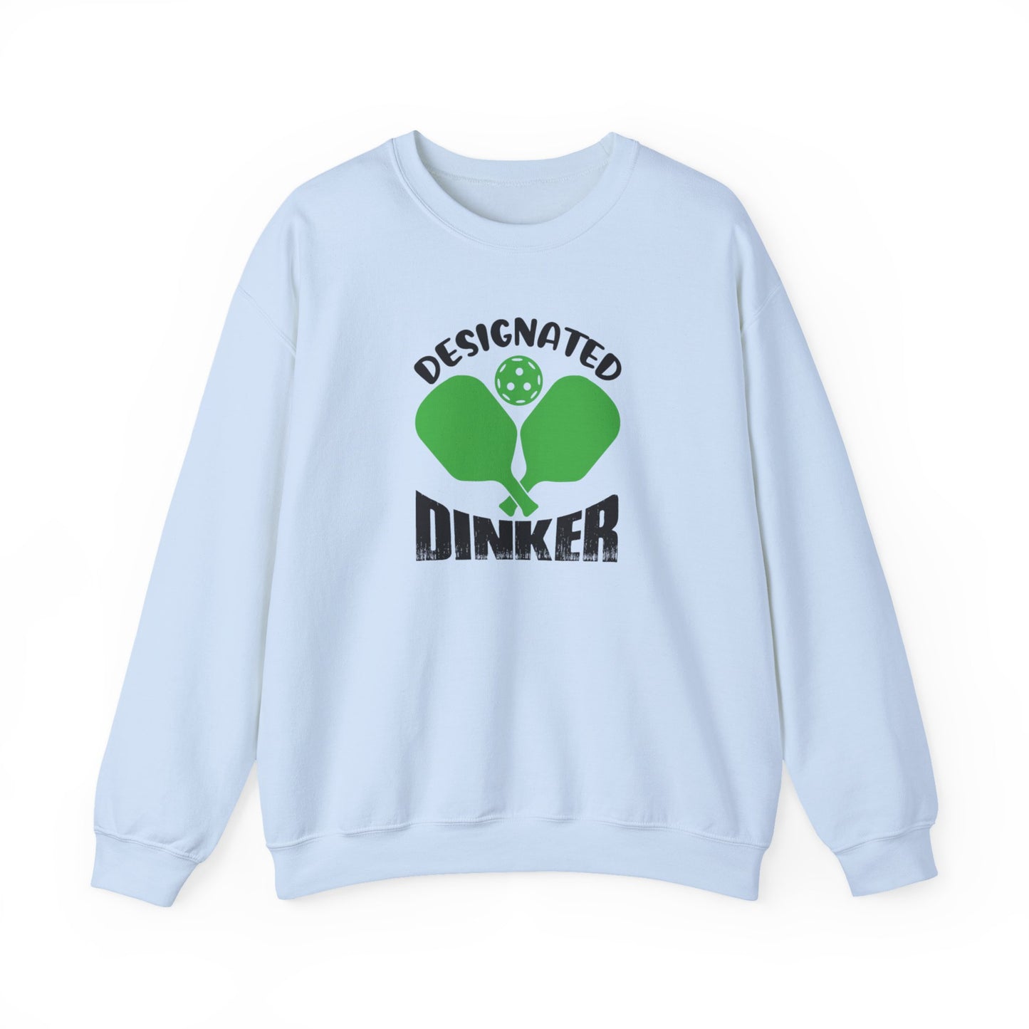 Women's Durable Pickleball Sweatshirt - Designated Dinker Blue