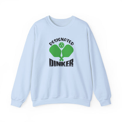 Women's Durable Pickleball Sweatshirt - Designated Dinker Blue