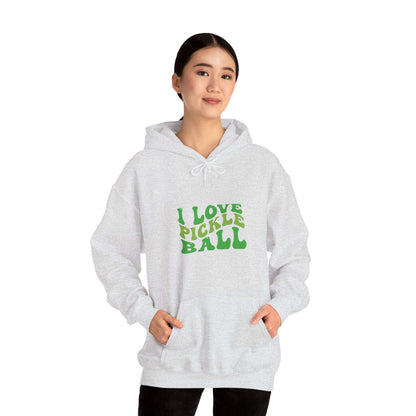 Women's Soft Pickleball Hoodie - I Love Pickleball