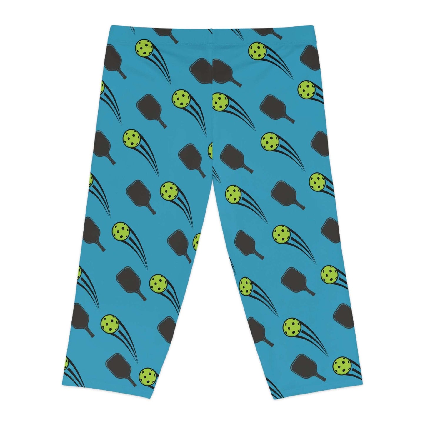 Women's Vibrant Pickleball Legging - Paddle and Ball