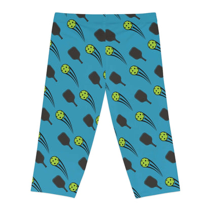 Women's Vibrant Pickleball Legging - Paddle and Ball