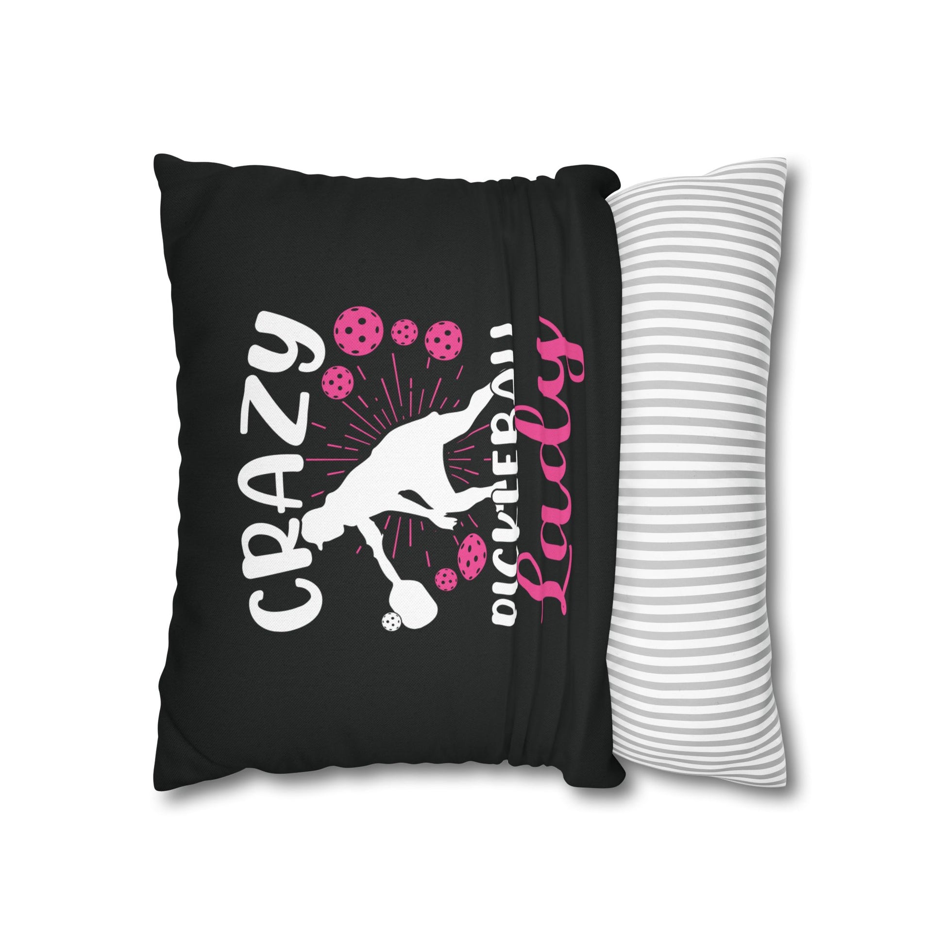 Pickleball Quirky Pillowcase - Crazy Pickleball Lady