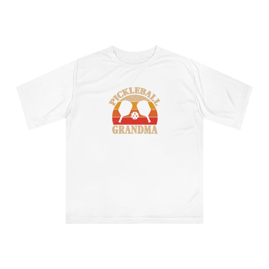 Women's Durable Pickleball T-shirt - Pickleball Grandma White