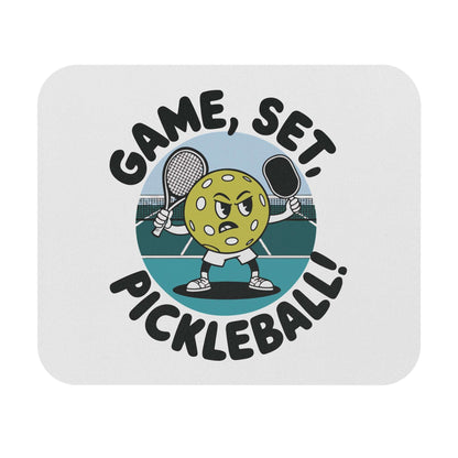 Pickleball Funny Mouse pad - Game, Set, Pickleball White