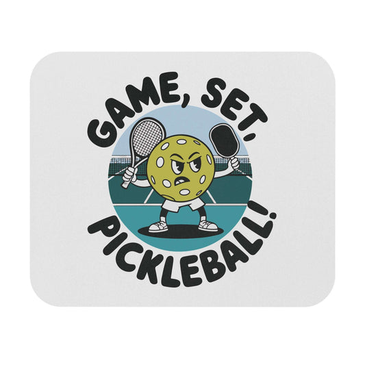 Pickleball Funny Mouse pad - Game, Set, Pickleball White