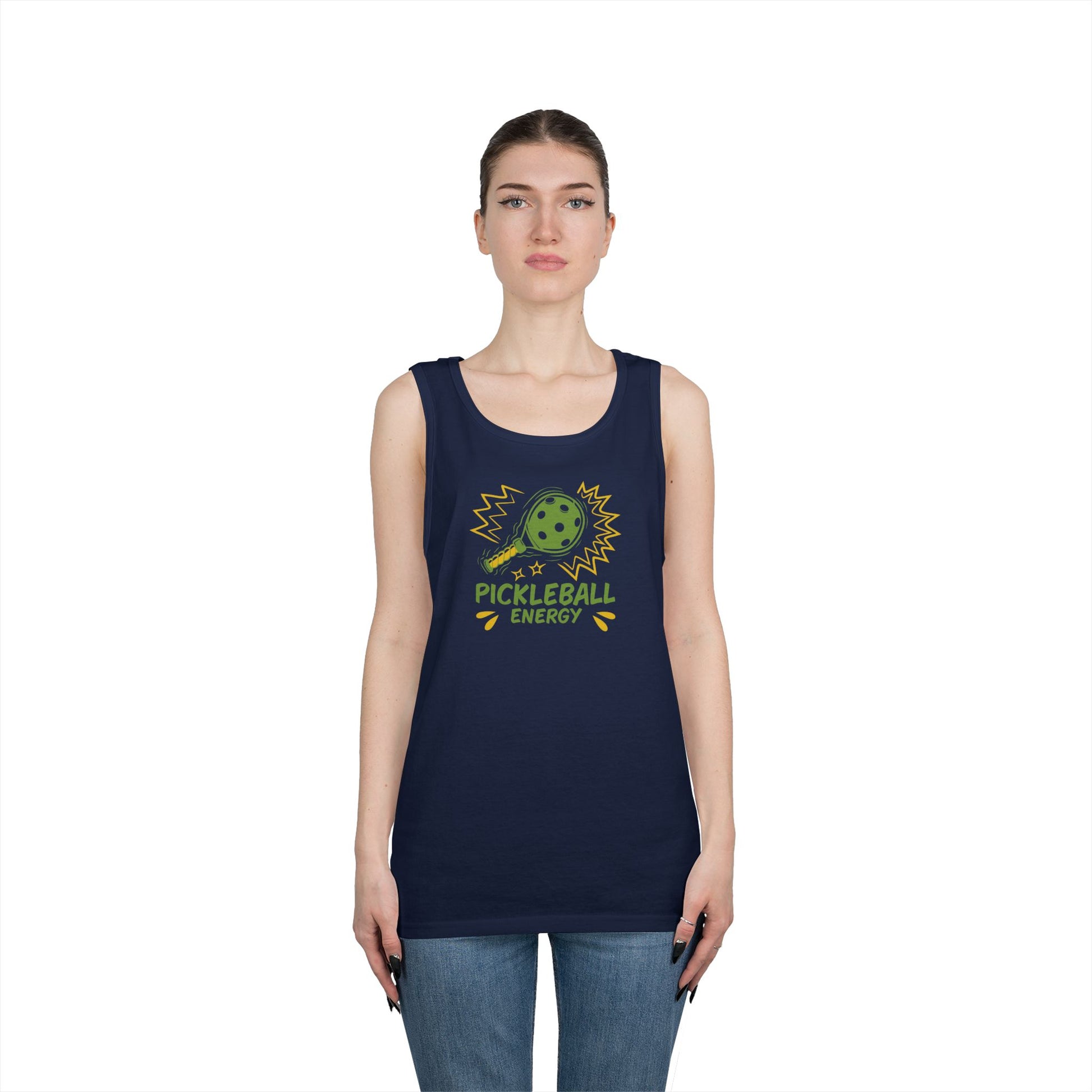 Women's Quirky Pickleball Tank Top - Pickleball Energy
