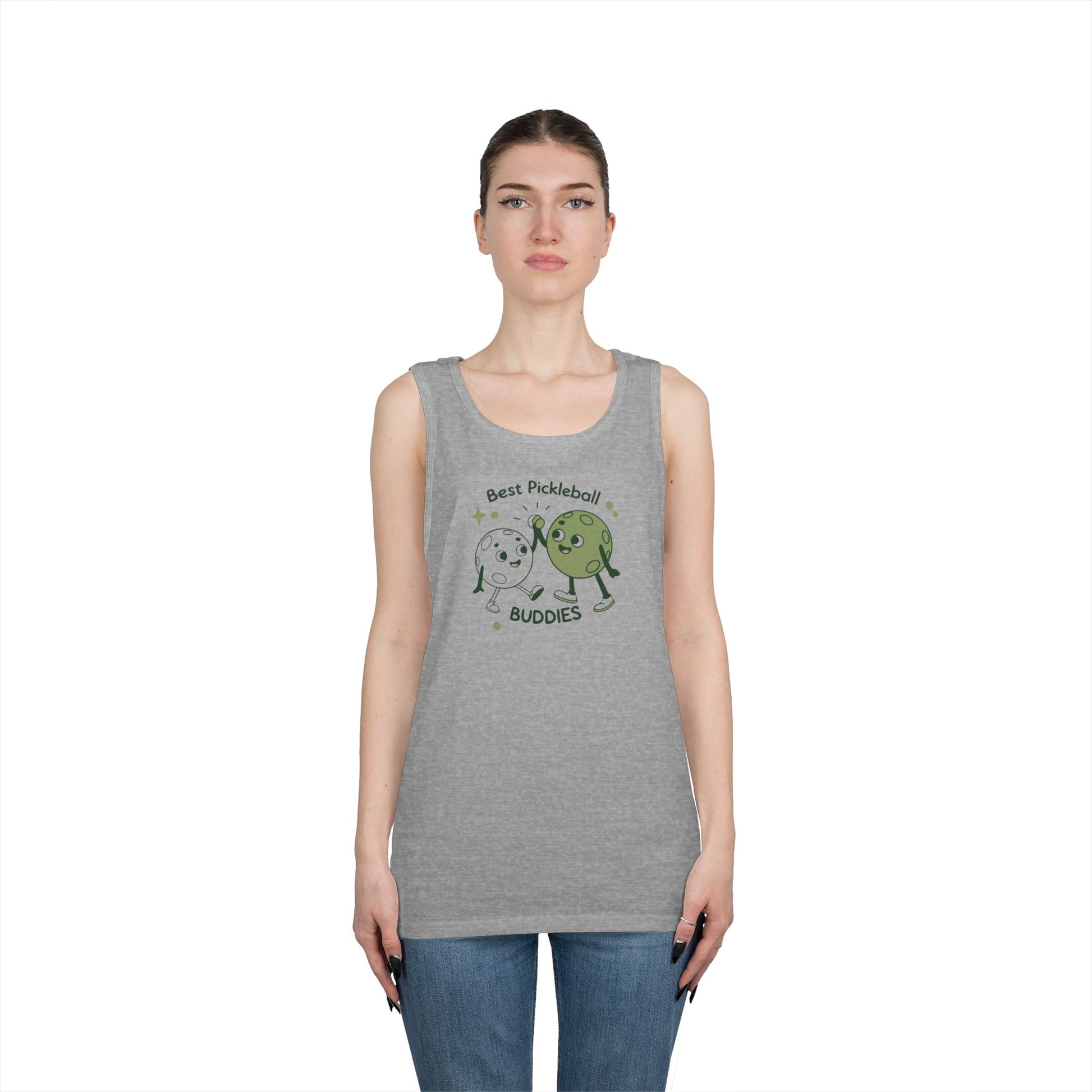 Women's Stylish Pickleball Tank Top - Best Pickleball Buddies