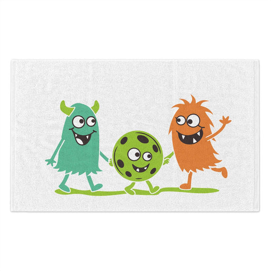 Pickleball Cute Rally Towel - Pickleball Monsters