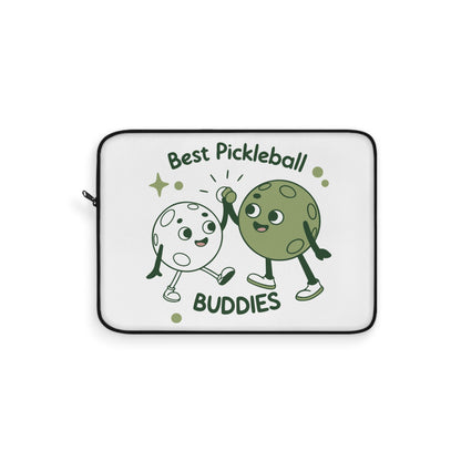 Pickleball Stylish Laptop Sleeve - Best pickleball buddies White