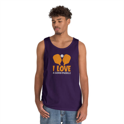 Men's Funny Pickleball Tank Top - I Love a Good Paddle