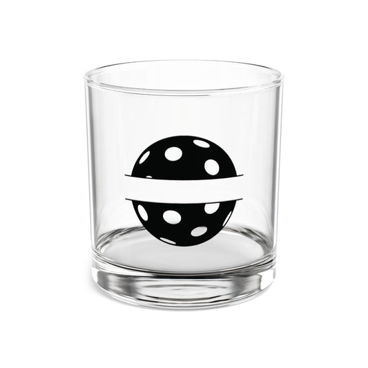 Pickleball Bold Rocks Glass - Pickle Split 10oz