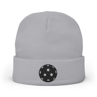 Pickleball Durable Beanie - Pickleball Ball Gray
