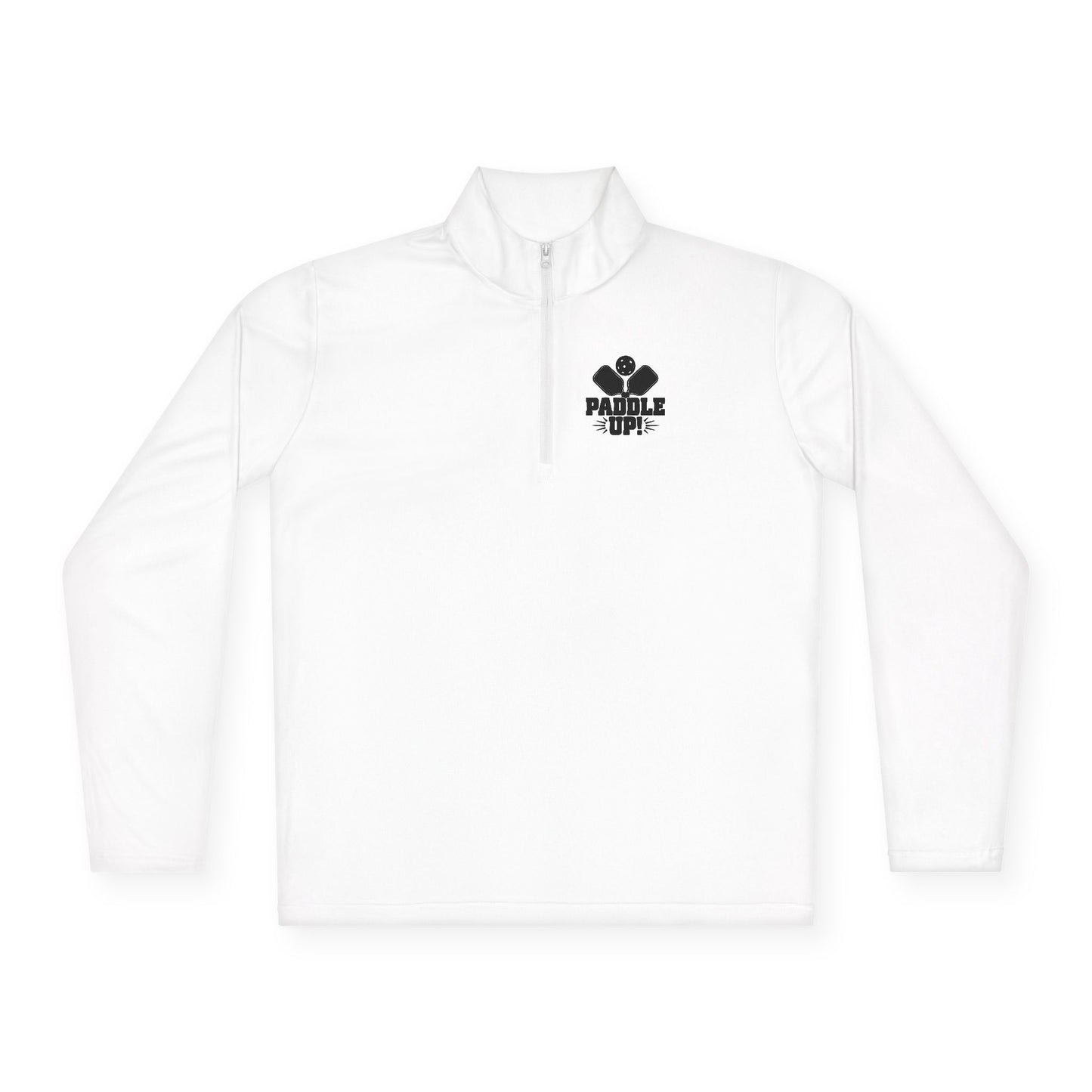 Men's Cool Pickleball Pullover - Paddle Up White