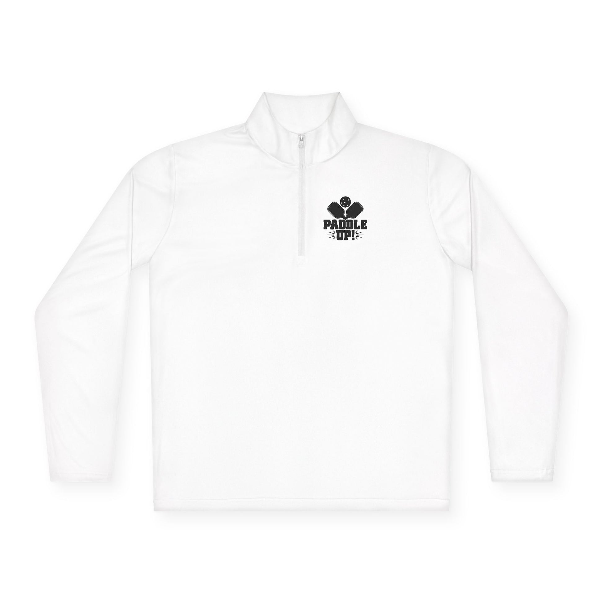 Men's Cool Pickleball Pullover - Paddle Up White