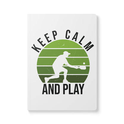Pickleball Stylish Journal - Keep Calm and Play 100 pages (50 sheets)