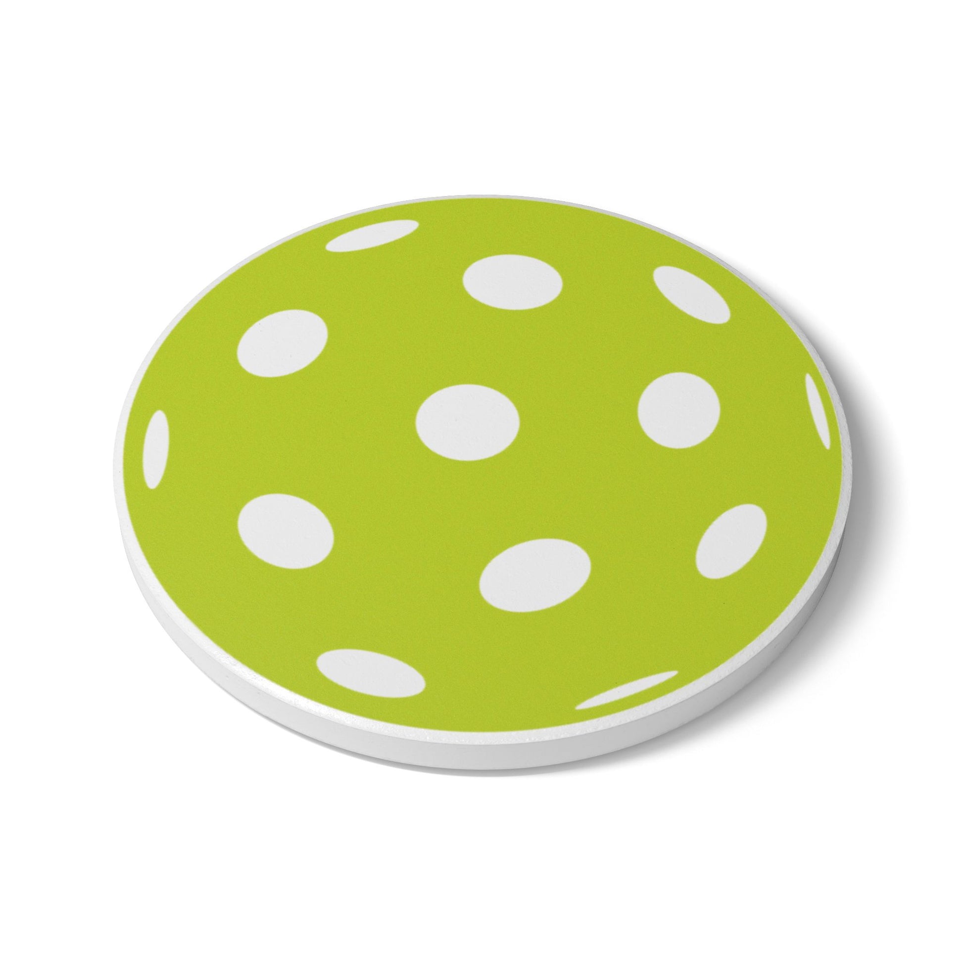 Funny Pickleball Ceramic Coaster - Ball