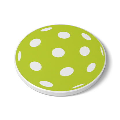 Funny Pickleball Ceramic Coaster - Ball