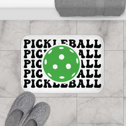 Pickleball Bold Bath mat - pickleball pop