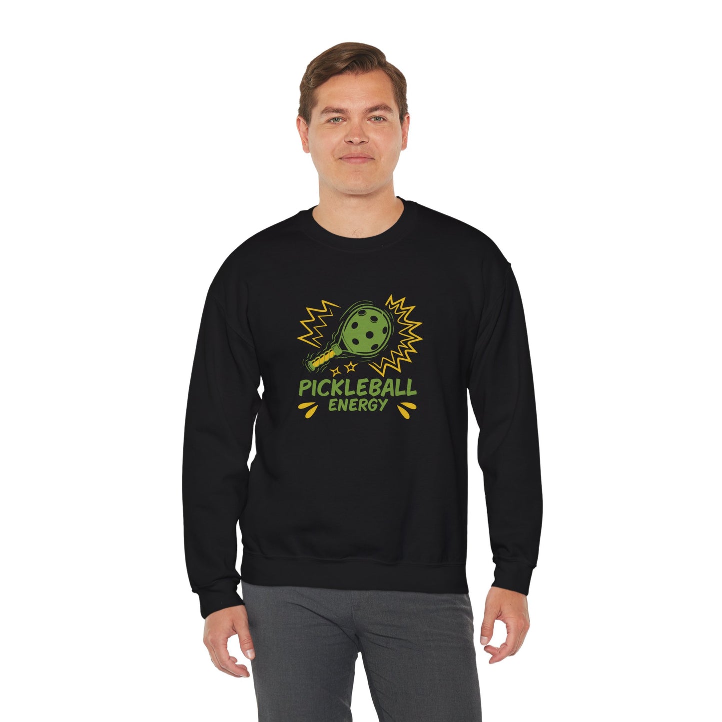 Men's Stylish Pickleball Sweatshirt - Pickleball Energy