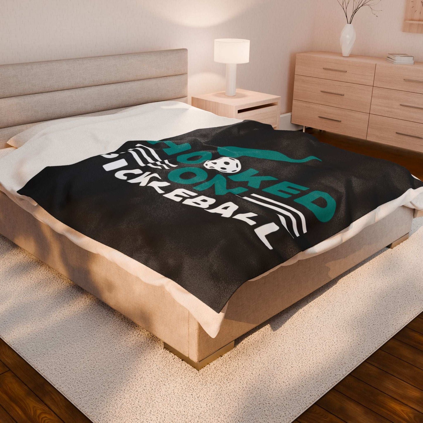 Pickleball Bold Blanket - Hooked on Pickleball