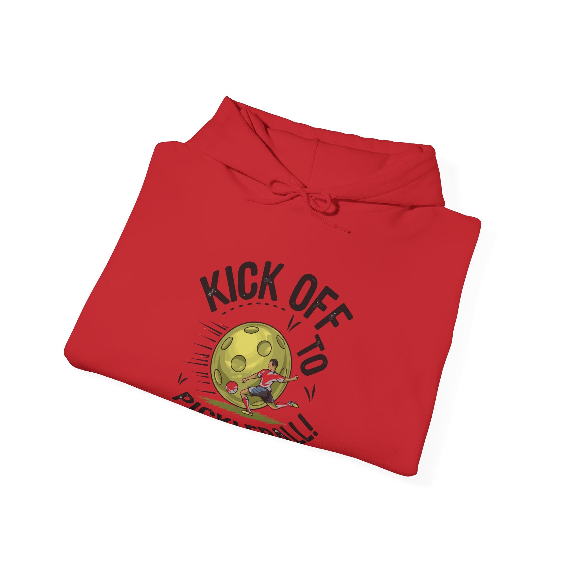 Men's Stylish Pickleball Hoodie - Kick Off to Pickleball