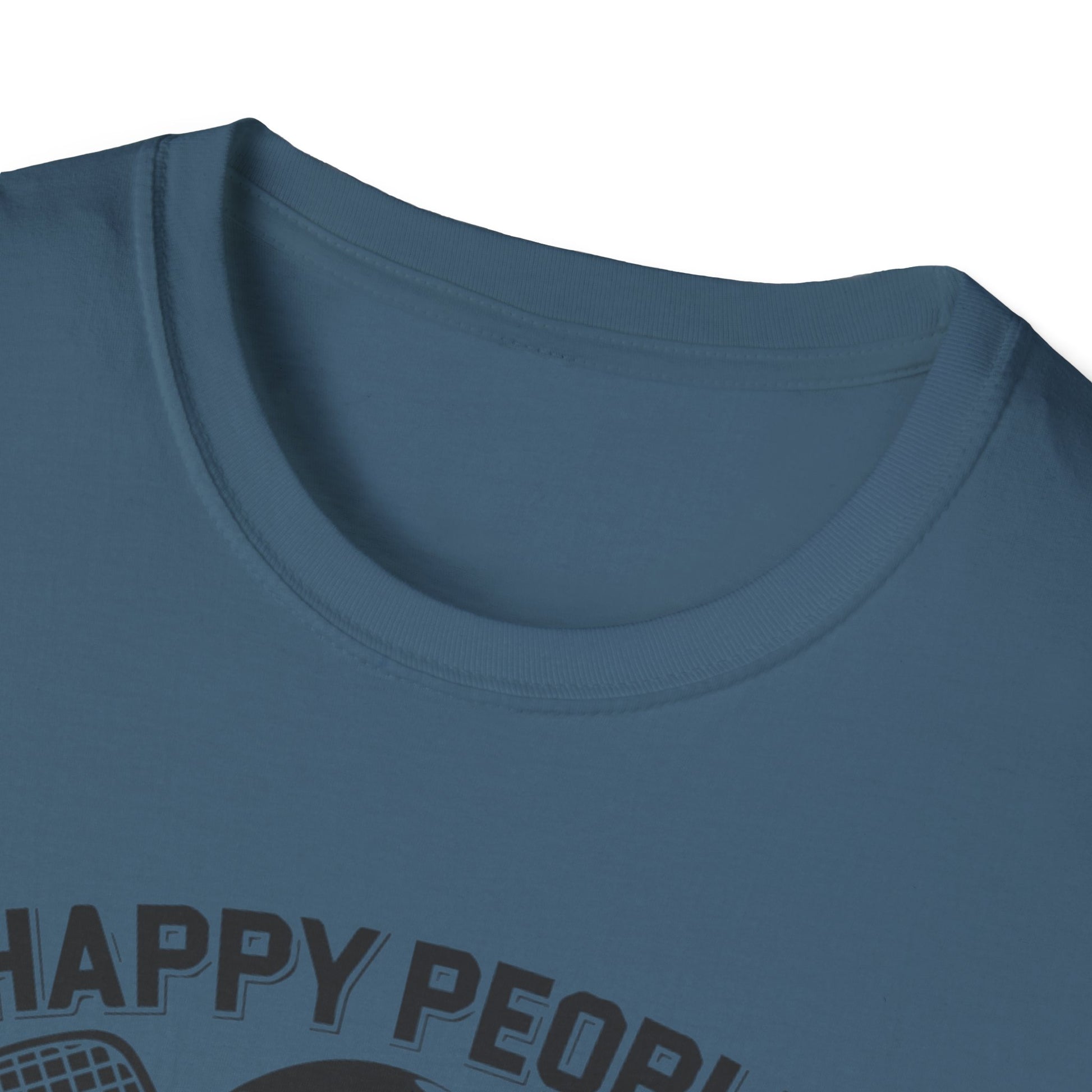 Men's Quirky Pickleball T-shirt - Happy People Play Pickleball