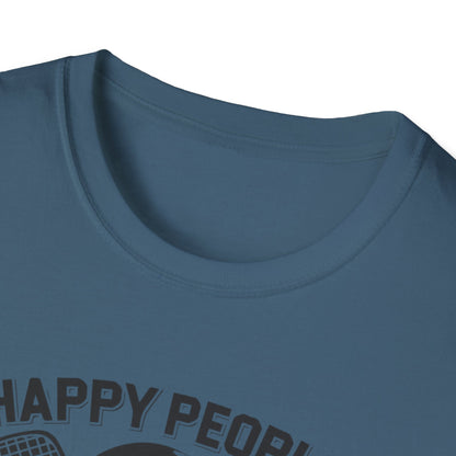 Men's Quirky Pickleball T-shirt - Happy People Play Pickleball