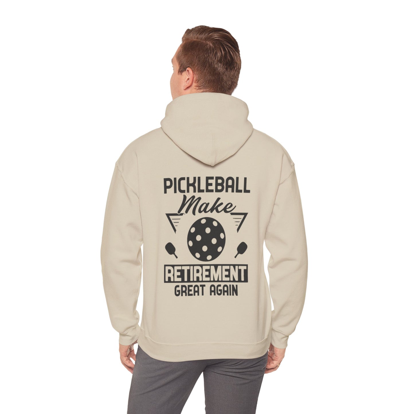 Men's Pickleball Hoodie - Pickleball Make Retirement Great Again
