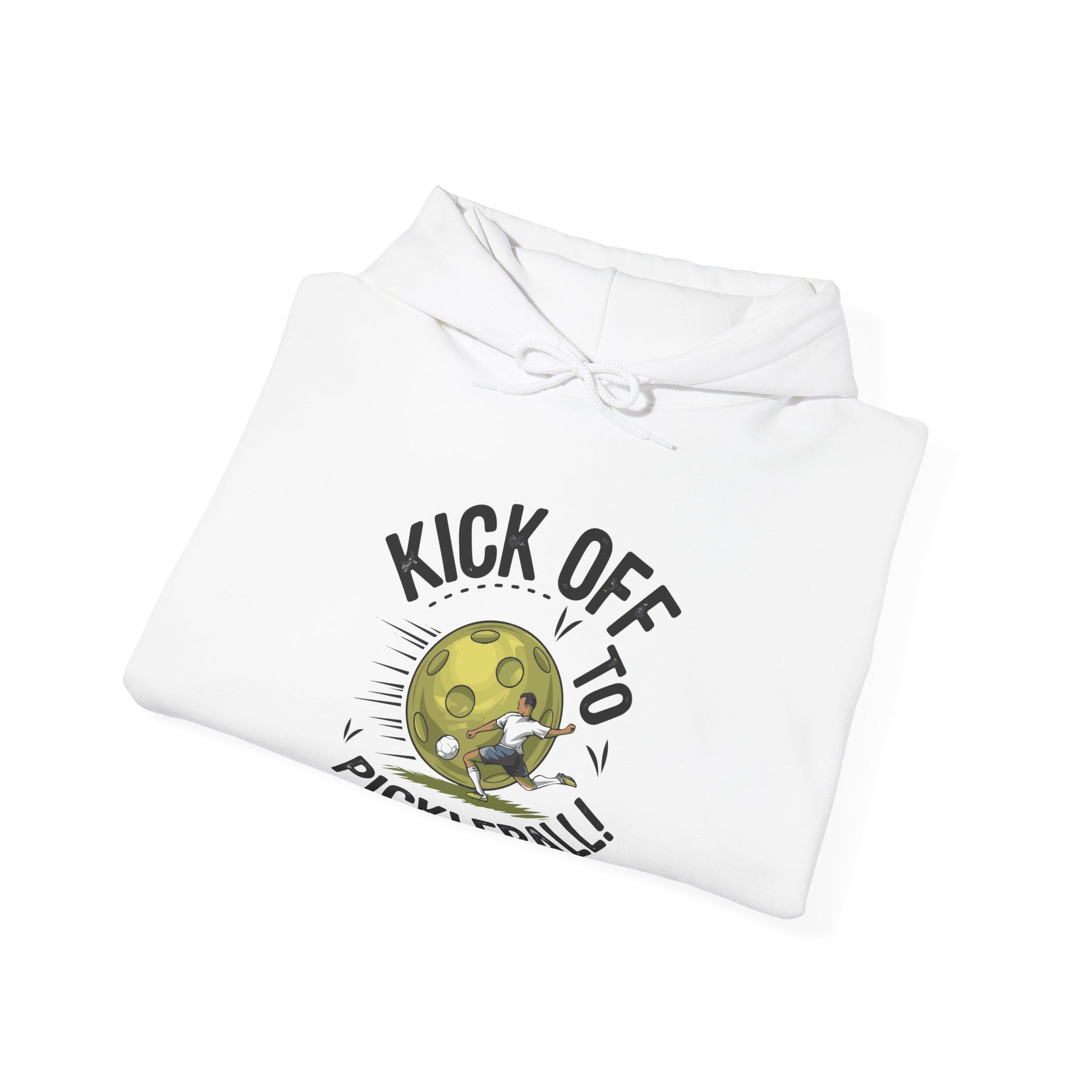 Men's Stylish Pickleball Hoodie - Kick Off to Pickleball