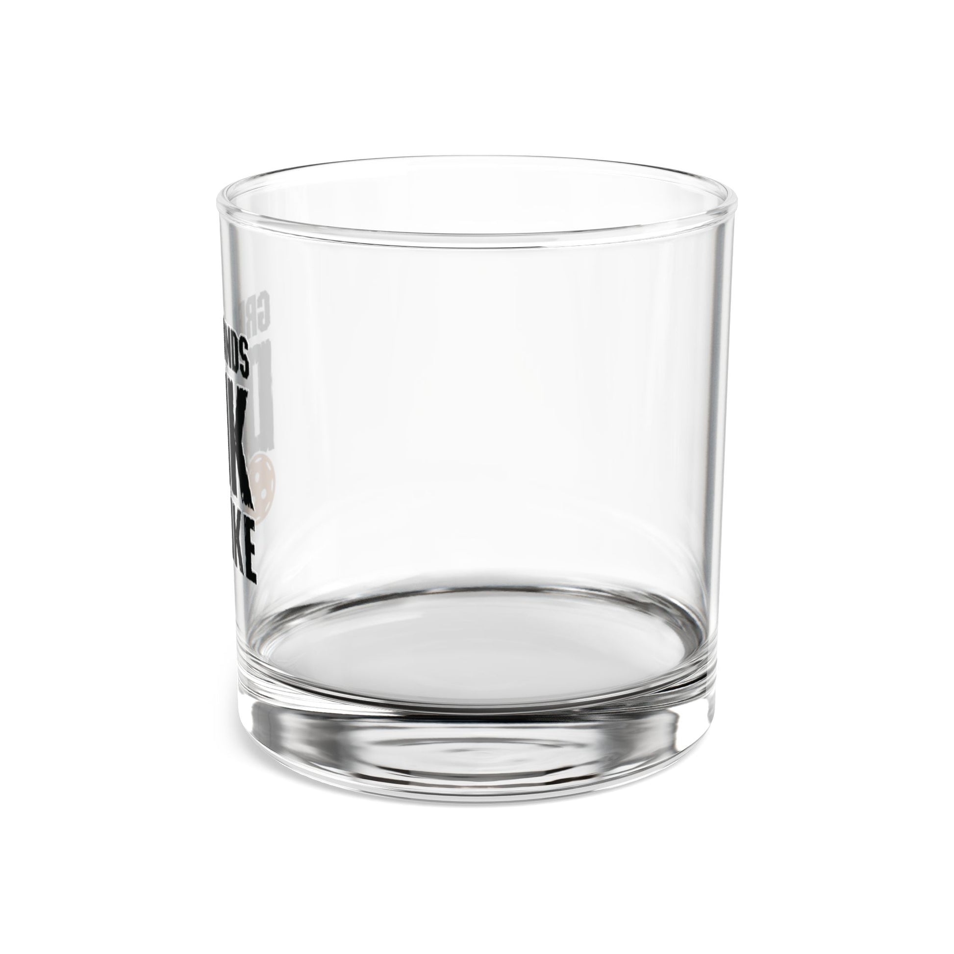 Pickleball Playful Rocks Glass - Great Mind Dink a Like