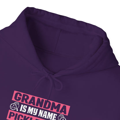 Women's Pickleball Hoodie - Grandma Is My Name Pickleball Is My Game