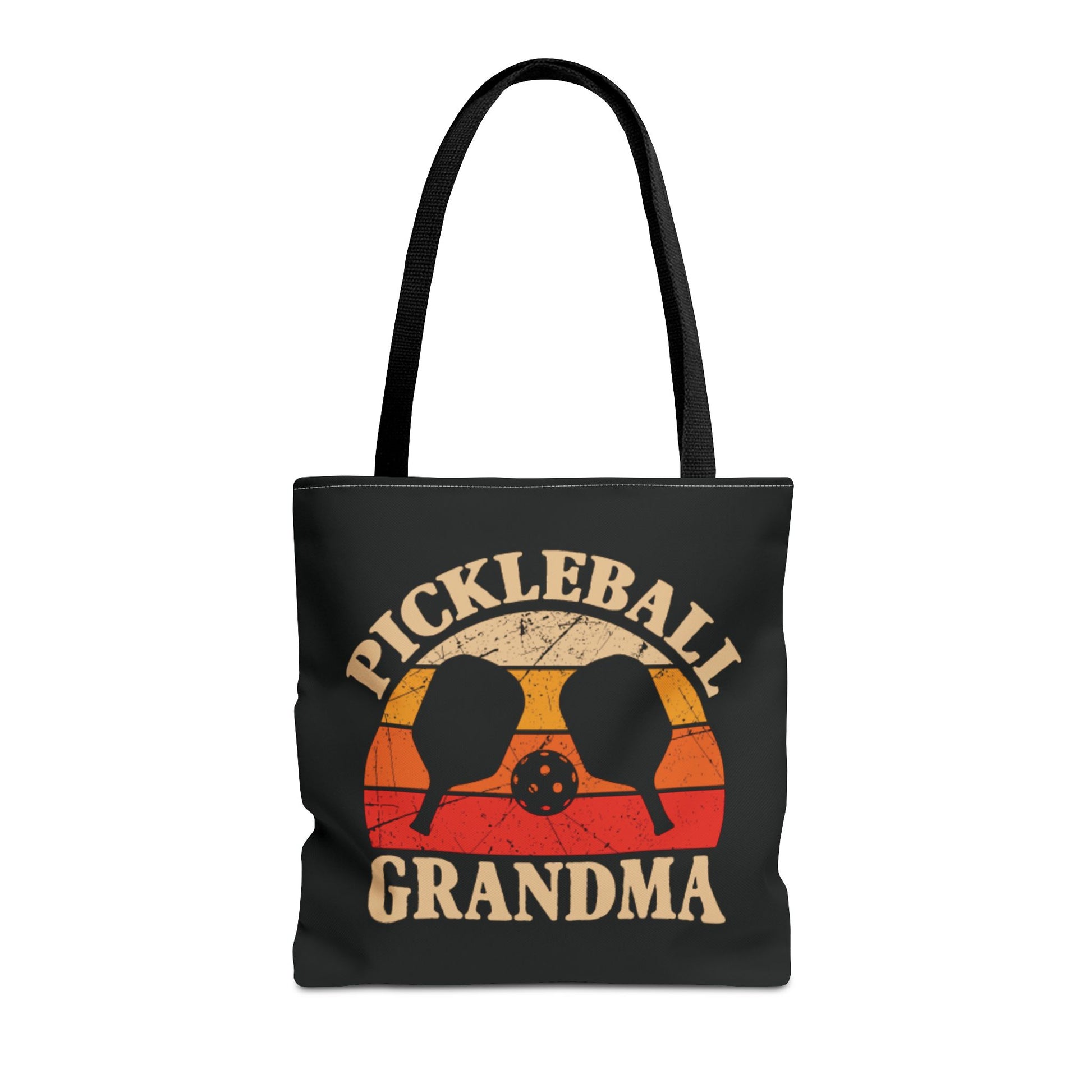 Pickleball Cool Tote Bag - Pickleball Grandma Black