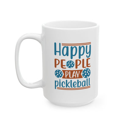 Pickleball Delightful Mug - Happy People Play Pickleball