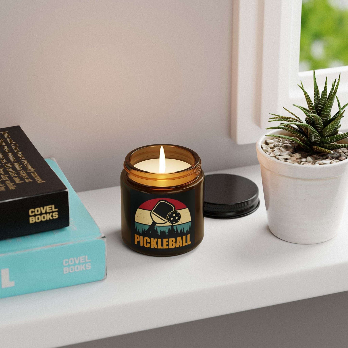 Pickleball Delightful Candle - Pickleball Retro