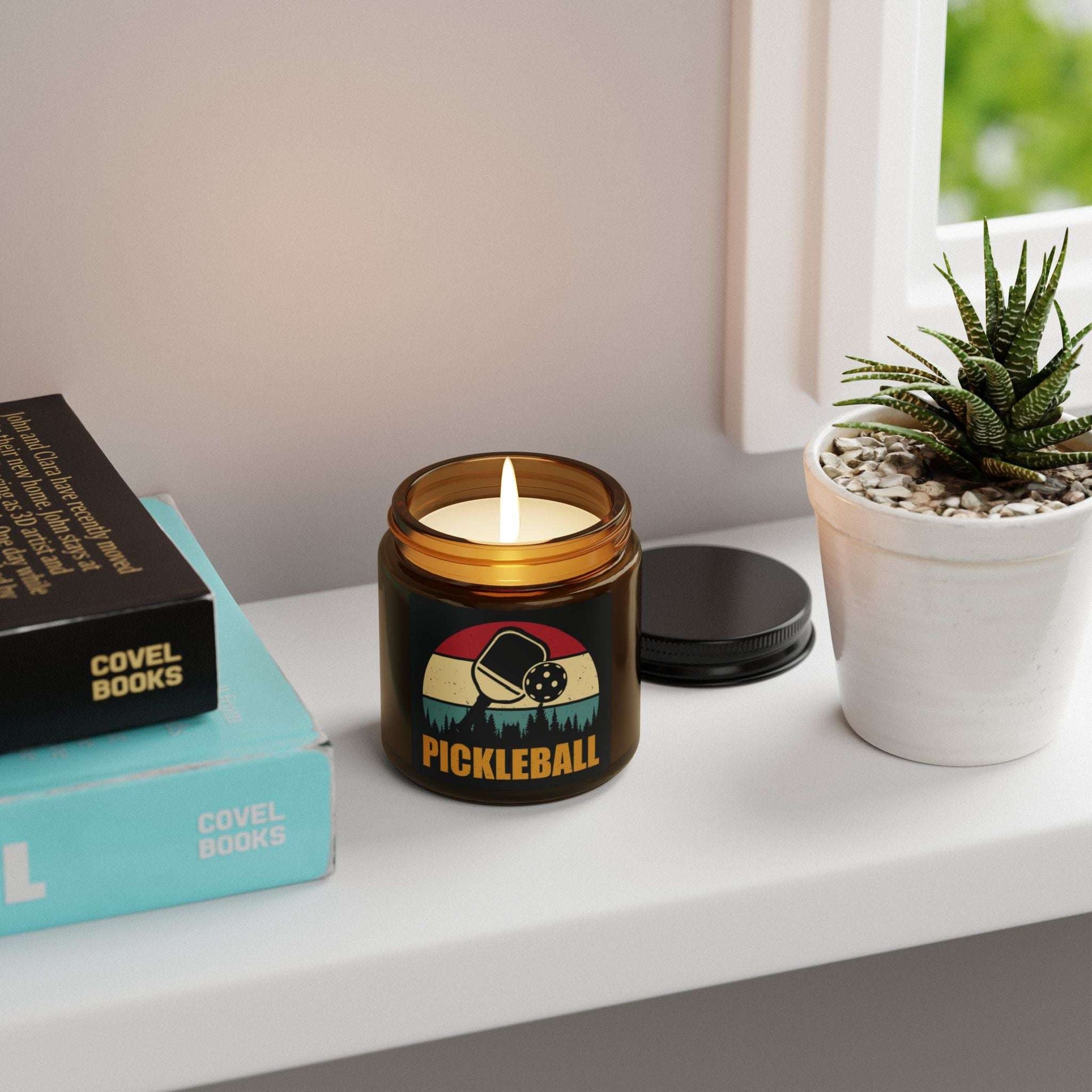 Pickleball Delightful Candle - Pickleball Retro