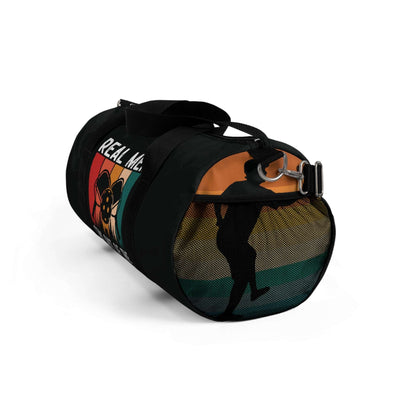 Pickleball Cool Duffel Bag - Real Men Stay Out Of The Kitchen Retro