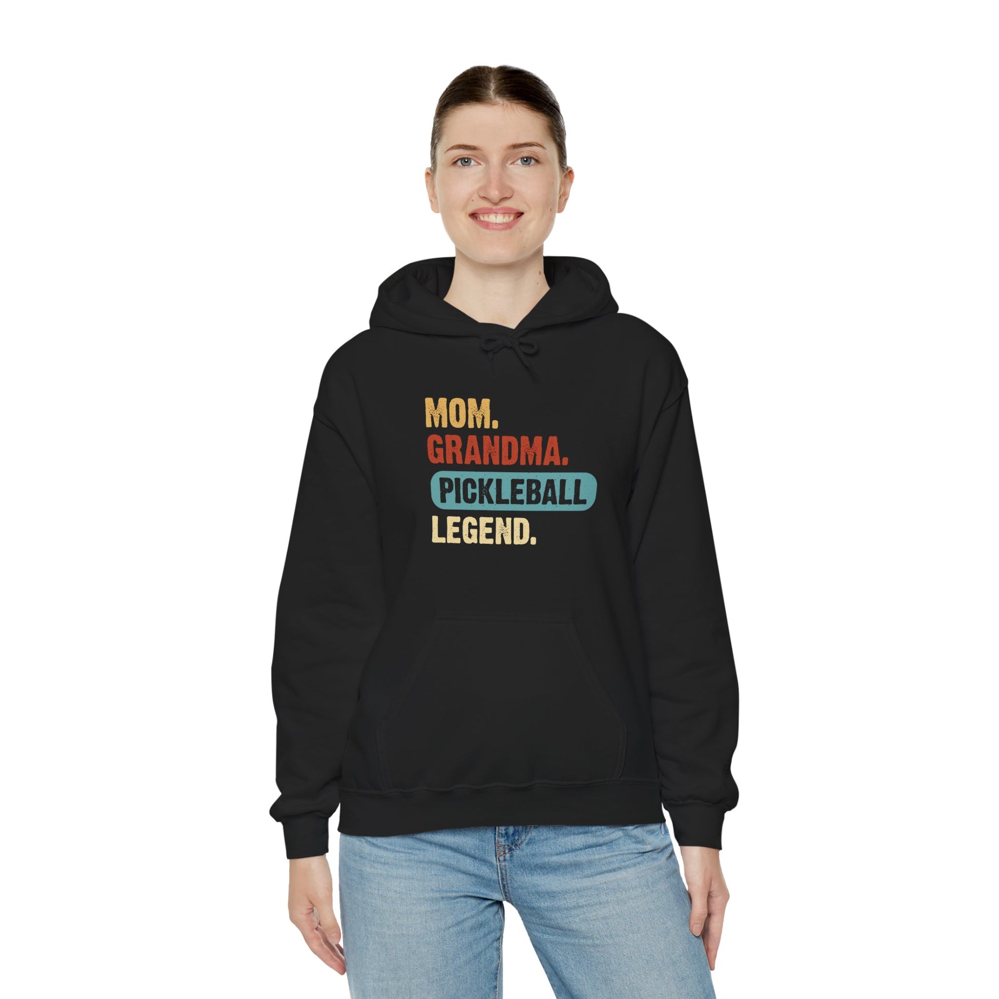 Women's Soft Pickleball Hoodie - Mom Grandma Pickleball Legend
