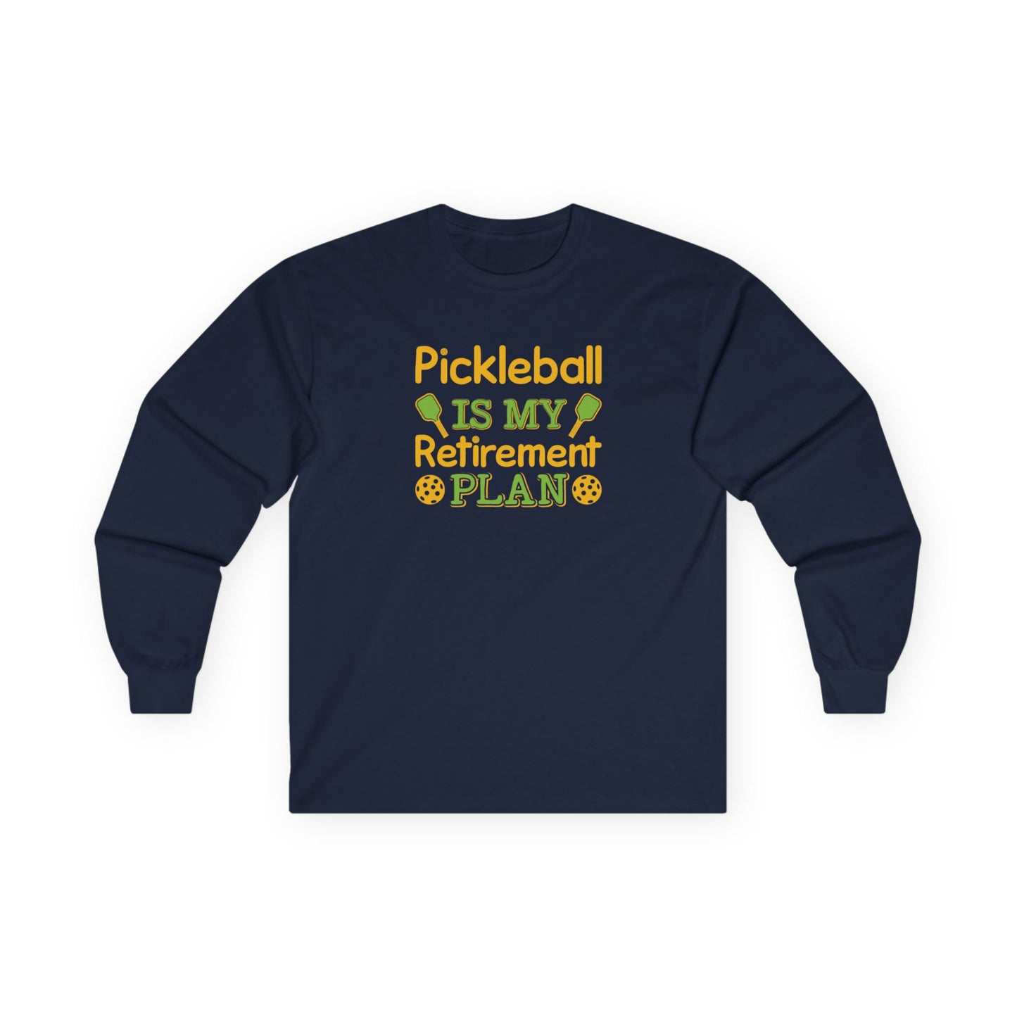 Women's Pickleball Long Sleeves top - Pickleball Is My Retirement Plan Navy