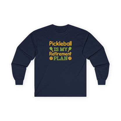 Women's Pickleball Long Sleeves top - Pickleball Is My Retirement Plan Navy