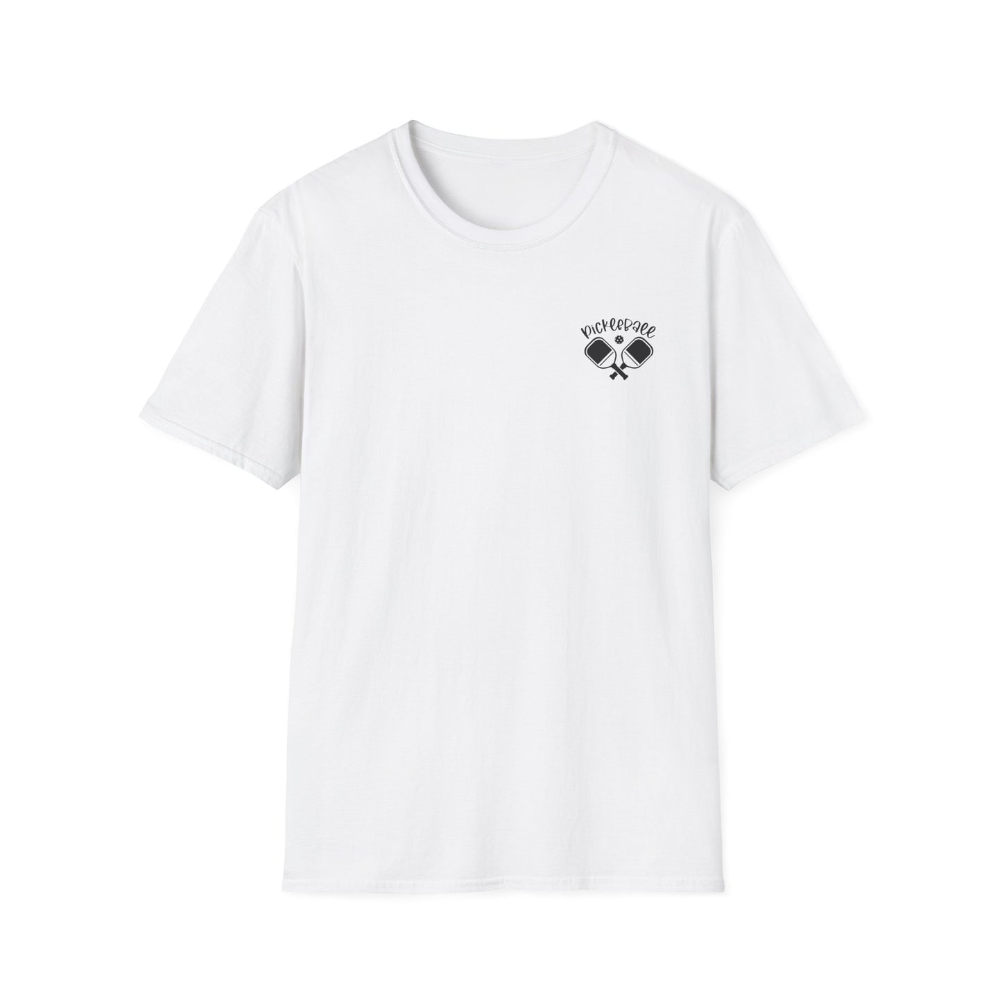 Women's Soft Pickleball T-shirt - It's a Good Day to Play Pickleball White