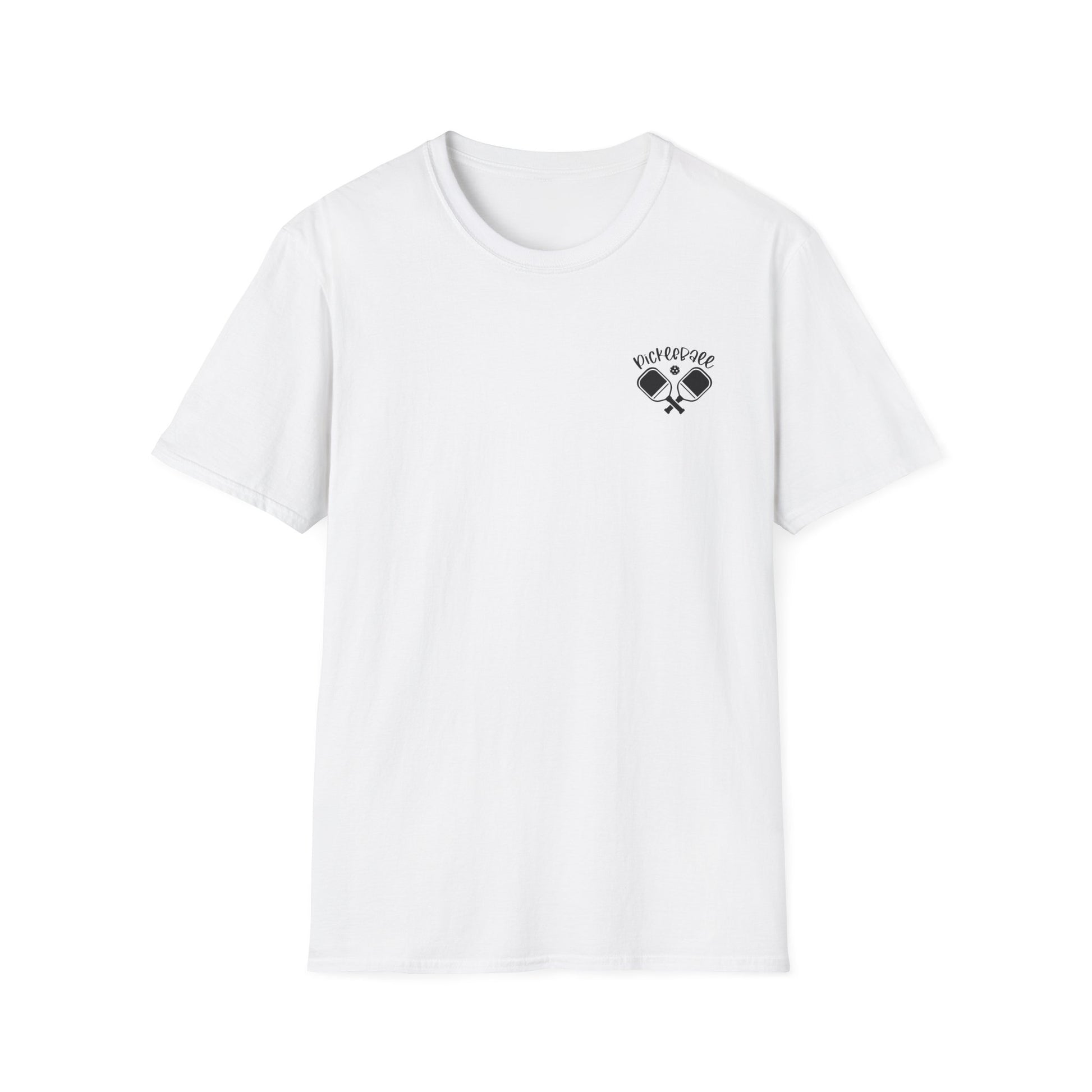 Women's Soft Pickleball T-shirt - It's a Good Day to Play Pickleball White