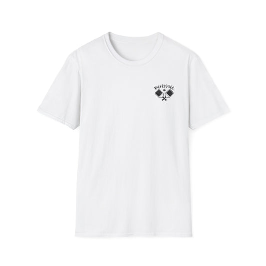 Women's Soft Pickleball T-shirt - It's a Good Day to Play Pickleball White