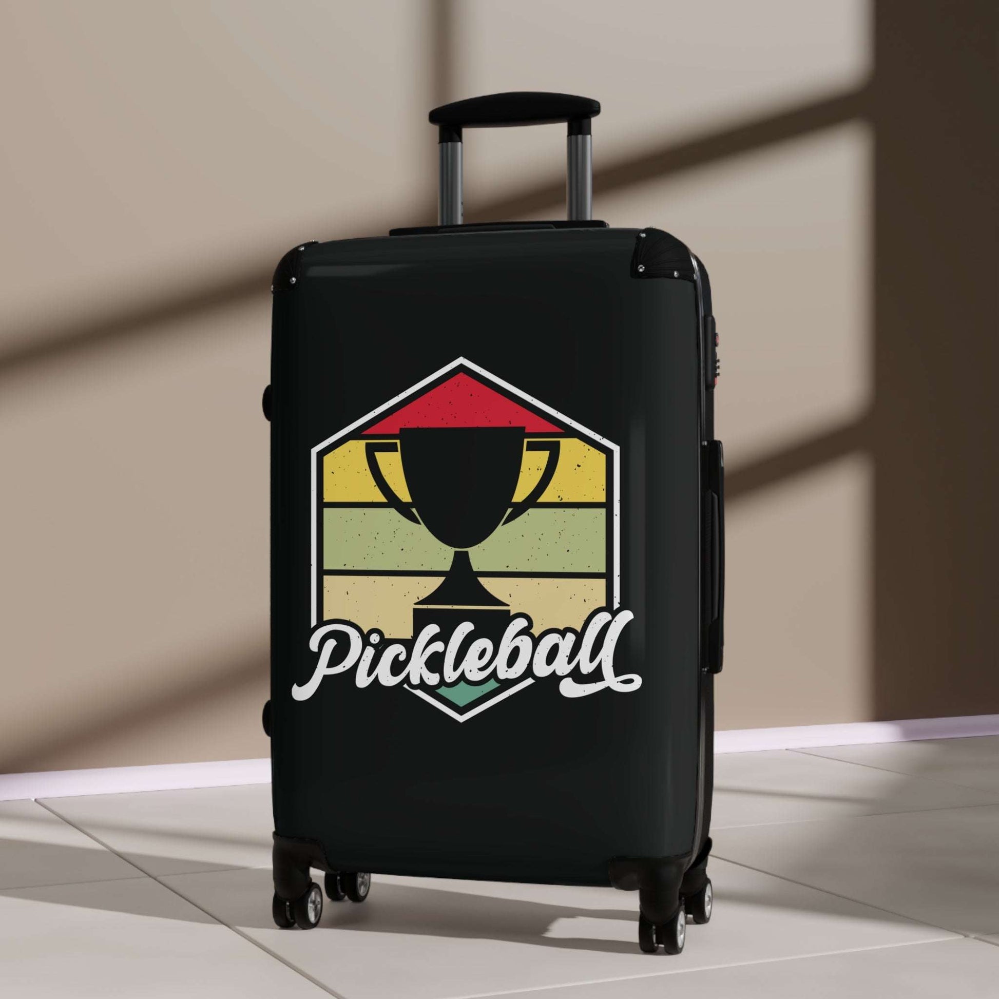 Pickleball Cool Suitcase - Pickleball Retro