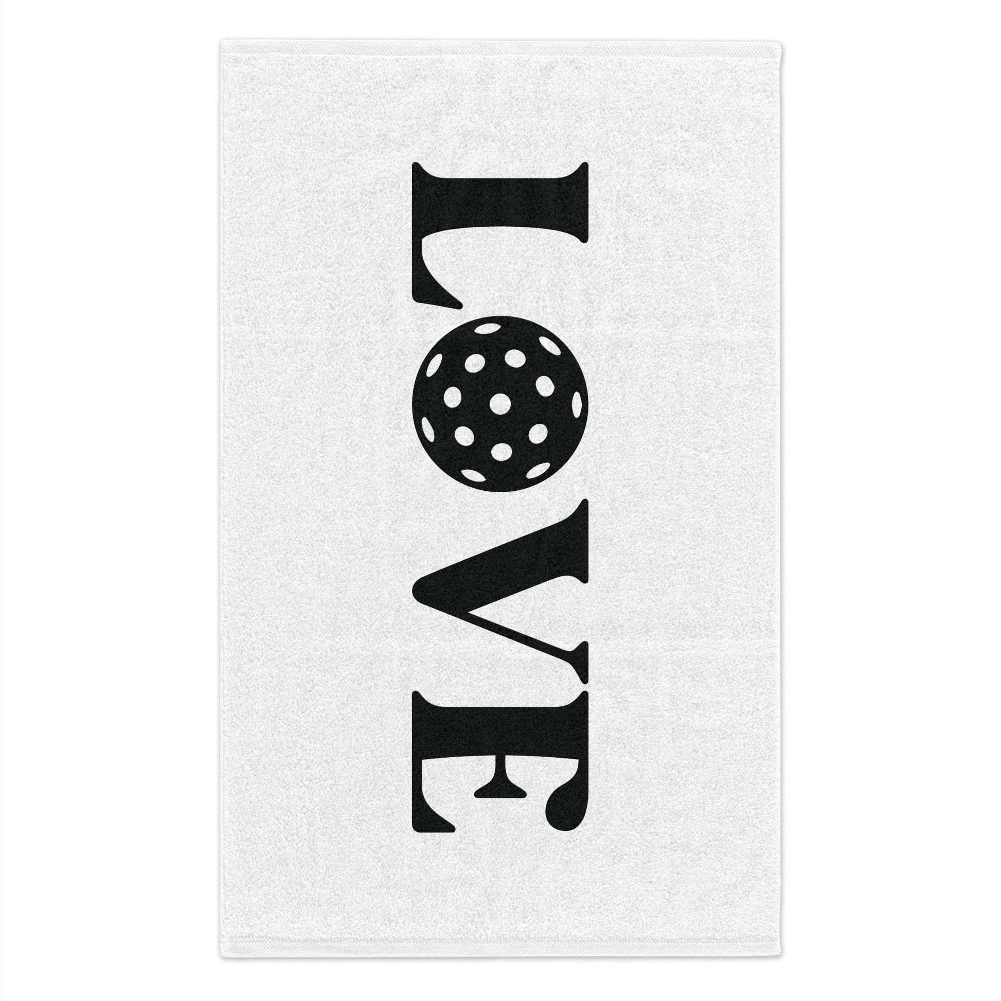 Pickleball Bold Rally Towel - Love