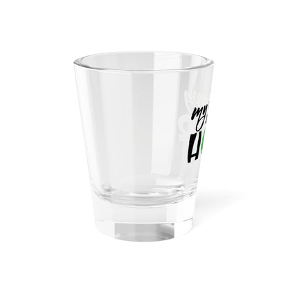 Pickleball Unique Shot Glass - My happy hour
