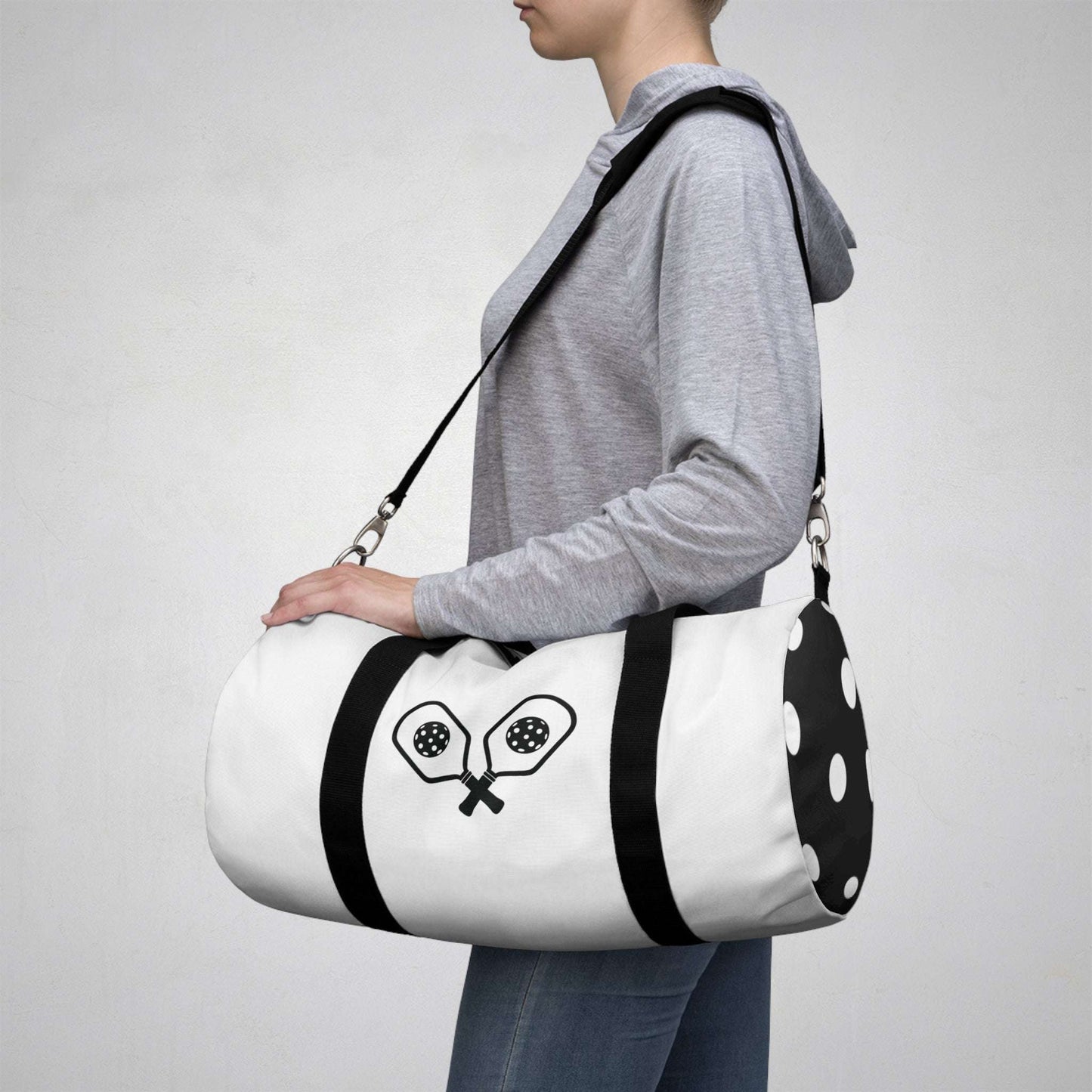 Pickleball Stylish Duffel Bag - Cross Paddles