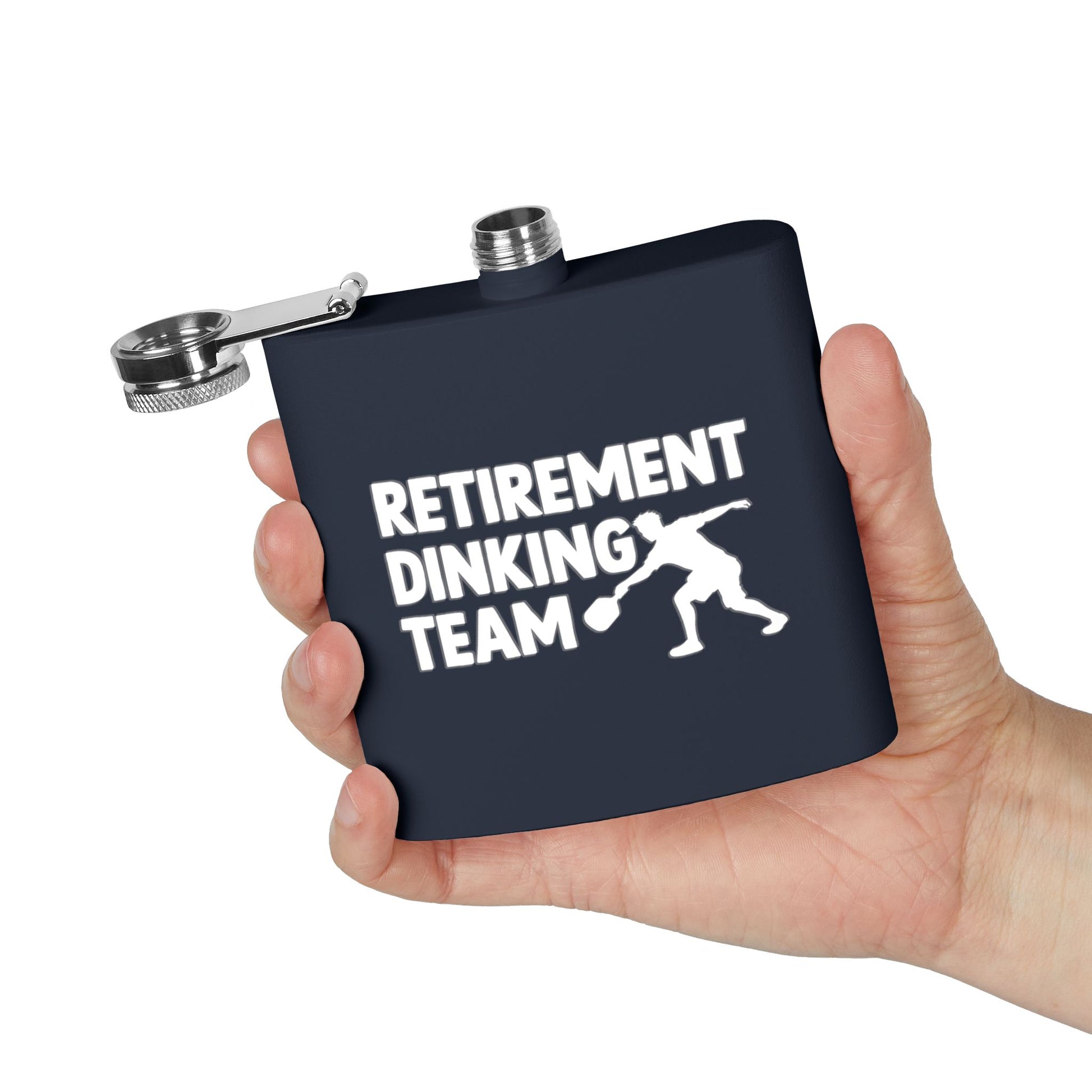 Pickleball Sporty Flask - Retirement Dinking Team