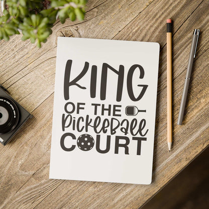 Pickleball Fun Journal - King of the Pickleball Court