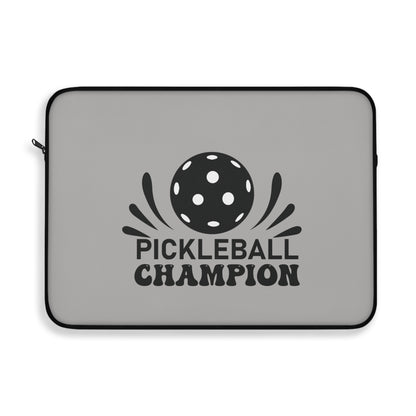 Pickleball Durable Laptop Sleeve - Pickleball Champion Grey